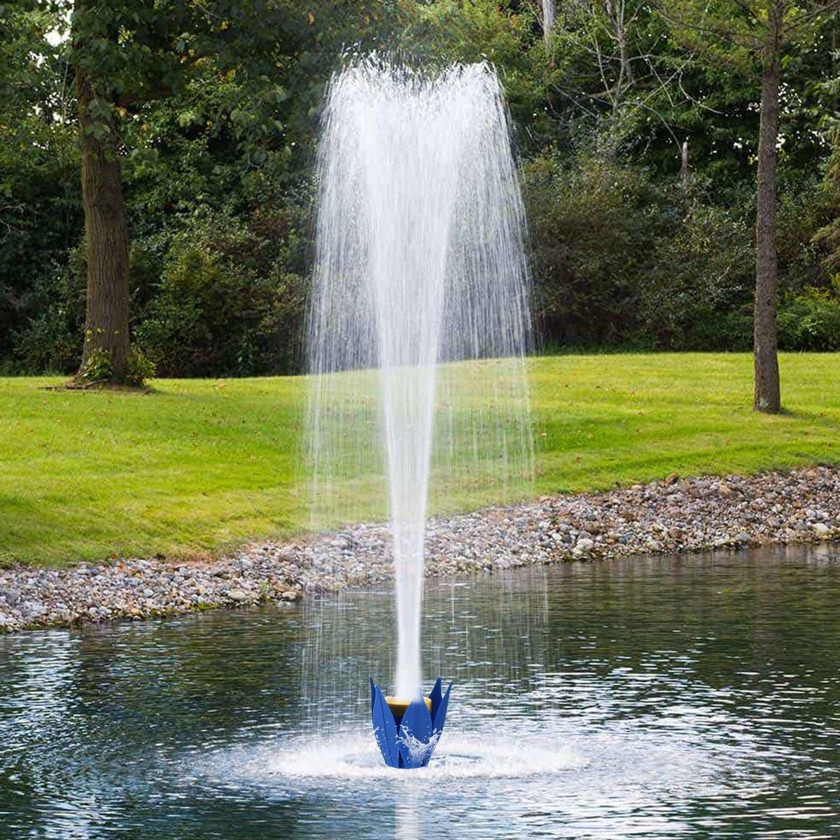 Adjustable Pool Flower Waterfall Outdoor Swimming Pool Sprinkler Spray Blue