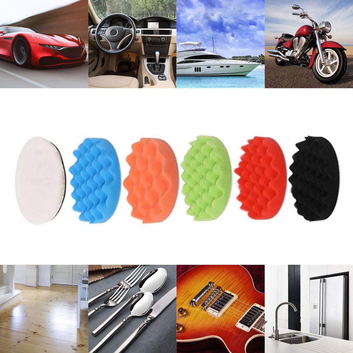 Electric Buffer Polisher 6 Inch For Polishing Sanding Waxing