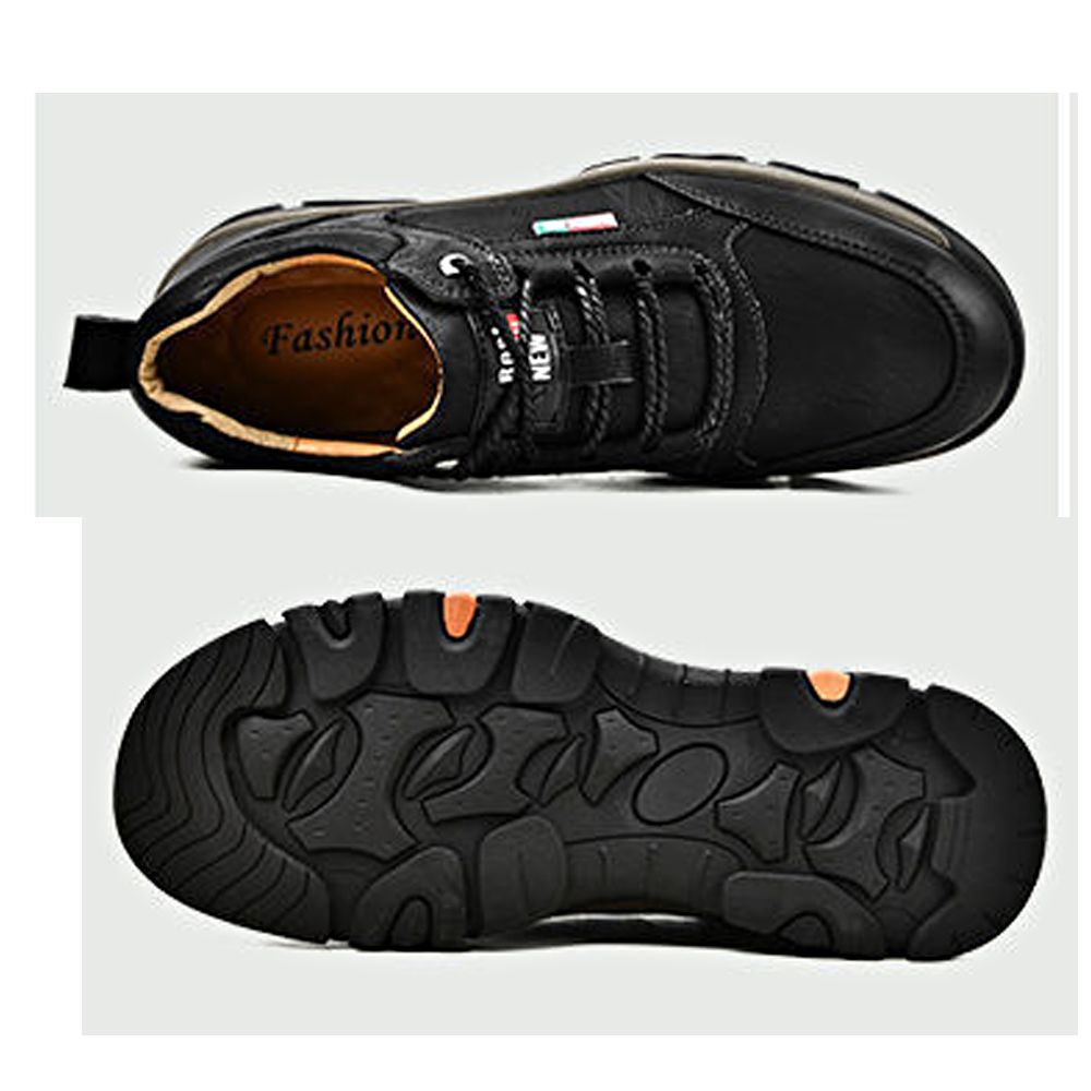 Men's Hiking Shoes Are Wear-resistant And Waterproof - Black