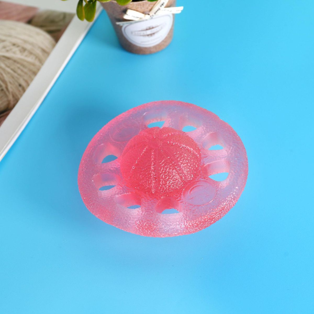 Hand Exerciser - Grip Forearm Wrist Strengthener - Squeeze and Flex Finger Extension Trainer Stress Ball Training Rehabilitation Relief - Women Men