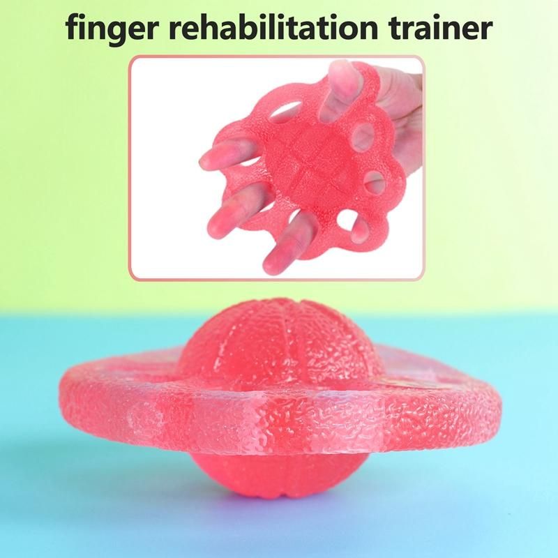 Hand Exerciser - Grip Forearm Wrist Strengthener - Squeeze and Flex Finger Extension Trainer Stress Ball Training Rehabilitation Relief - Women Men
