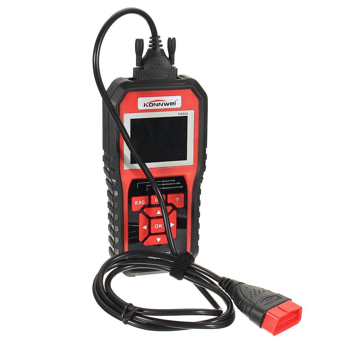 KW850 OBD II Scan Tool Check Engine Auto Car Reader EOBD Diagnostic Scanner