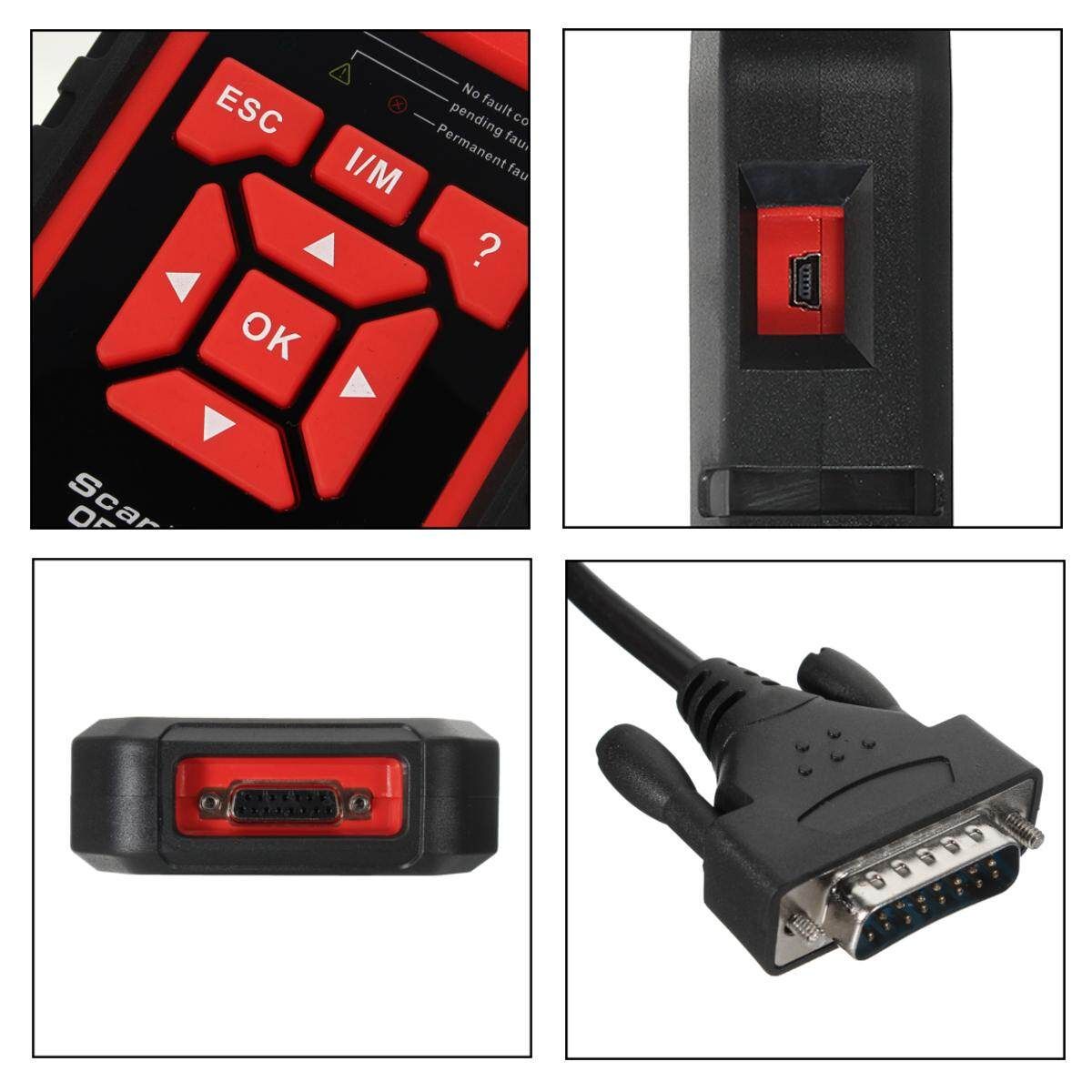 KW850 OBD II Scan Tool Check Engine Auto Car Reader EOBD Diagnostic Scanner