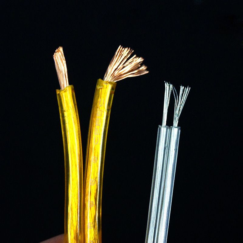 10 Meters Electrical Wires Transparent Parallel Line Two