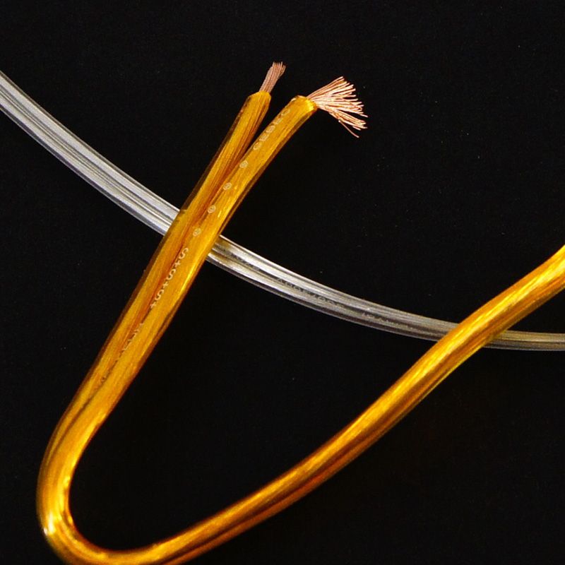 10 Meters Electrical Wires Transparent Parallel Line Two