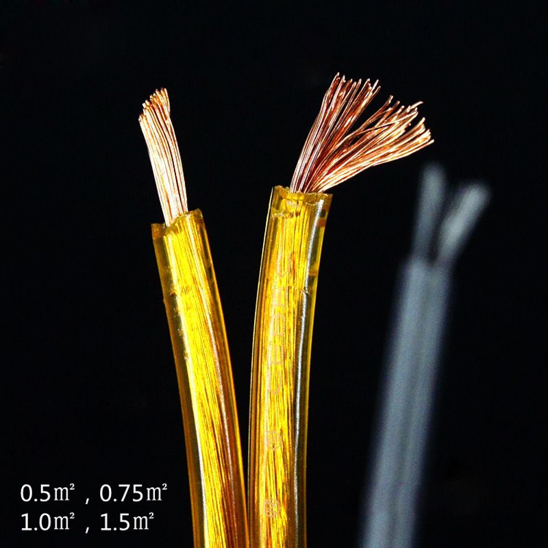 10 Meters Electrical Wires Transparent Parallel Line Two