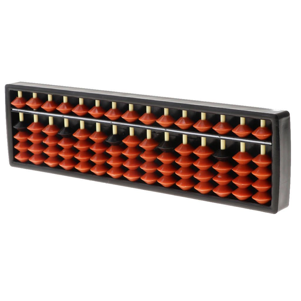 Mini Plastic Math Abacus Arithmetic Soroban Course Calculating Tool 15