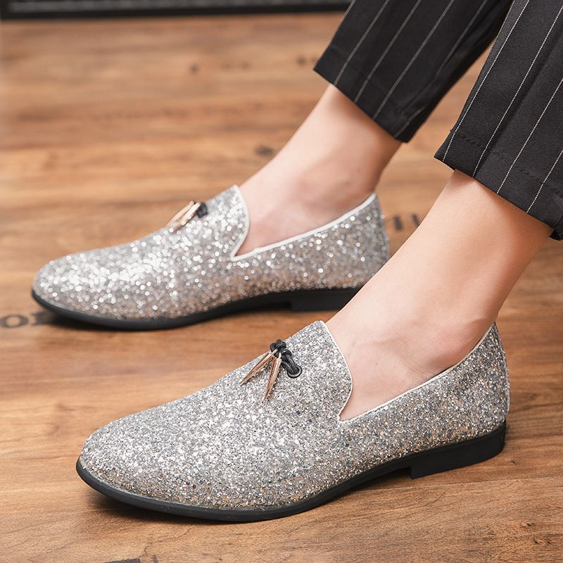 Glitero Men's Luxury Shoes - Silver