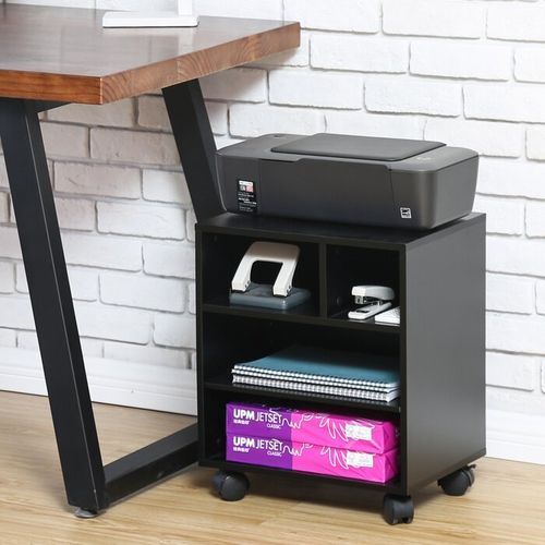 OHIS Mobile Printer Stand And Storage Organizer With Wheels
