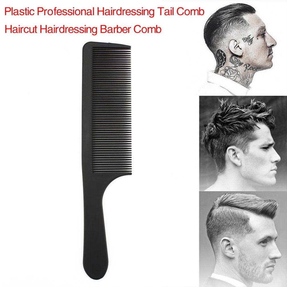OR Plastic Professional Hairdressing Tail Comb Haircut Hairdressing Barber Comb