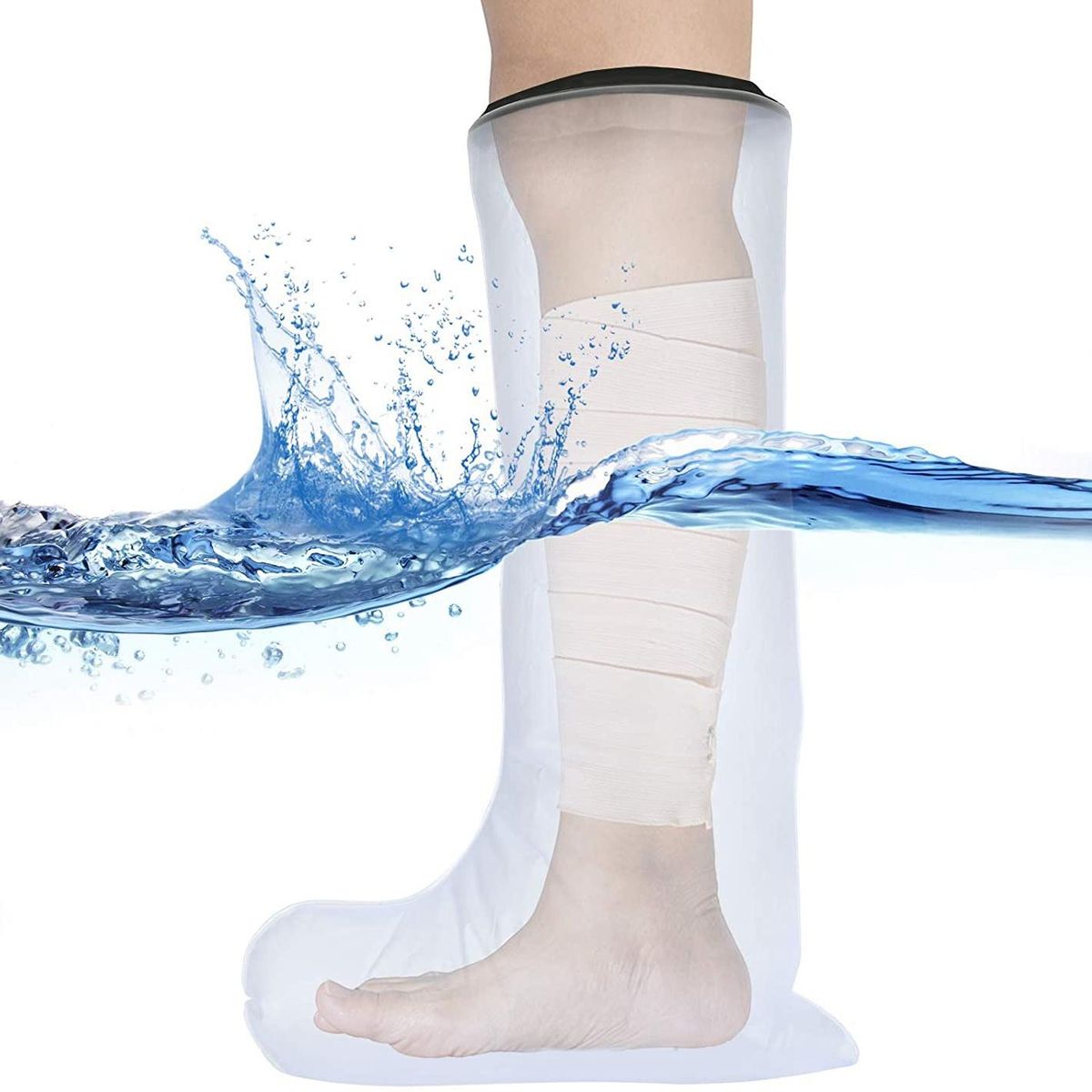Waterproof Cast Shower Cover Leg for Adults Foot and Lower