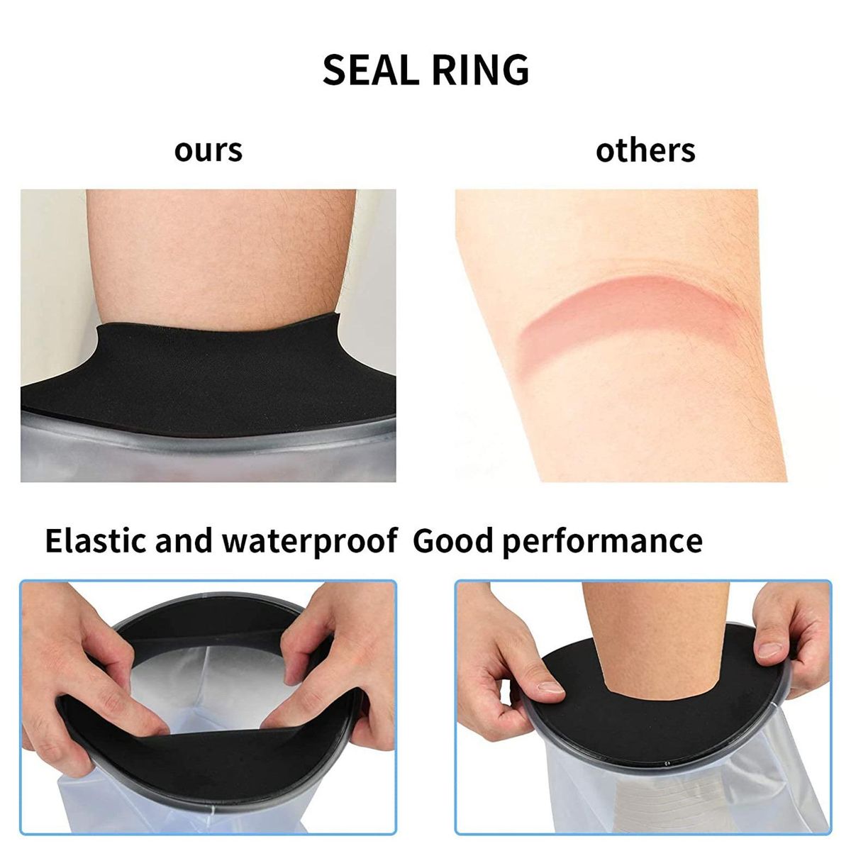 Waterproof Cast Shower Cover Leg for Adults Foot and Lower