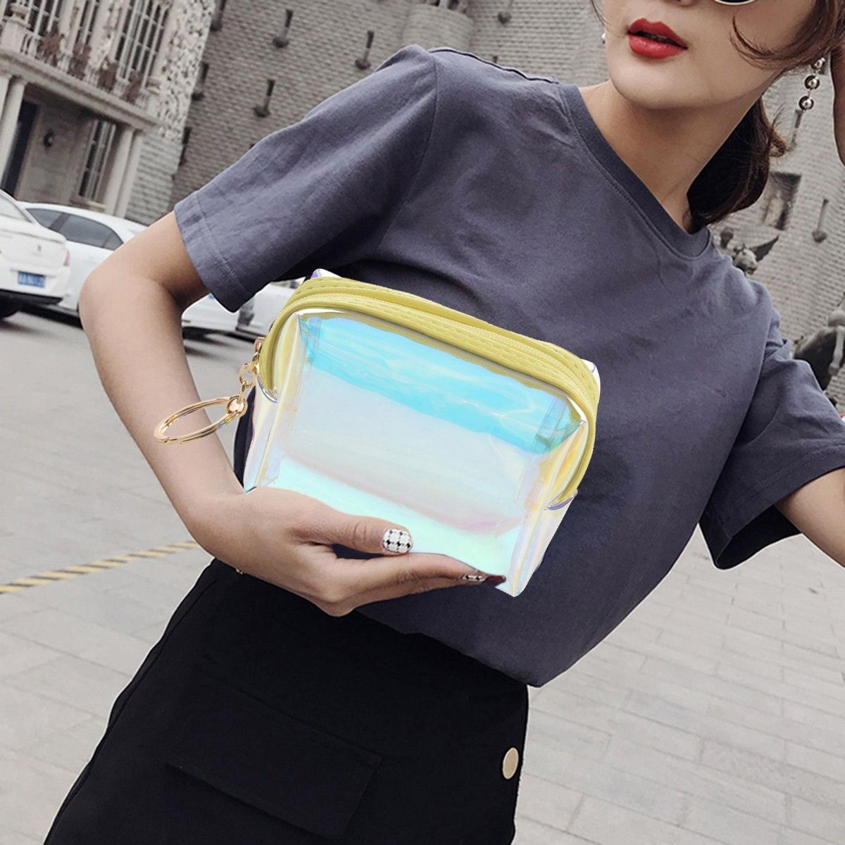 Trend Women Small Wallet Card Holder Zipper Coin Purses
