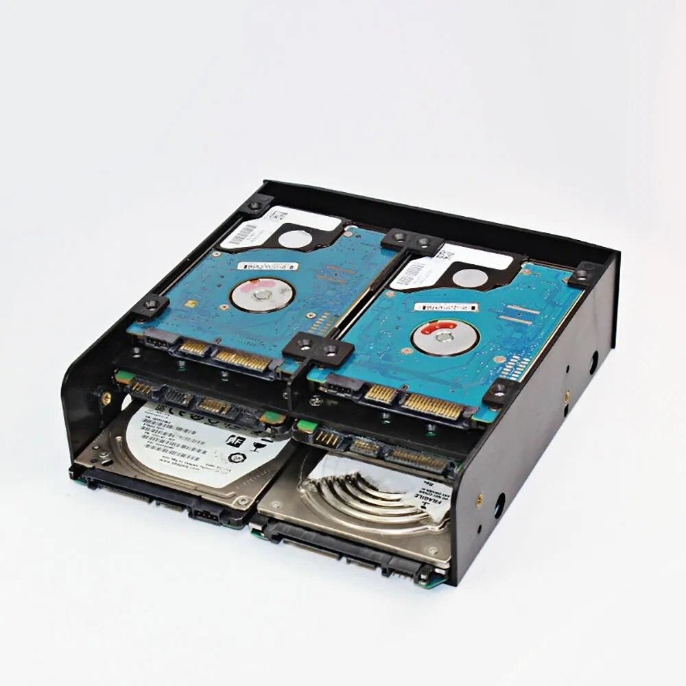 5.25" To 3.5" 2.5" Hdd/Ssd Floppy-Drive Bay ray Bracket Mounting HDD Adapter SSD Hard Drive Supports up to 6*2.5" hard drives
