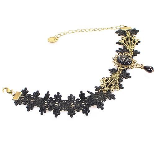 Vintage Gothic Lace Flower Ankle Bracelet Foot Chain Sandal-