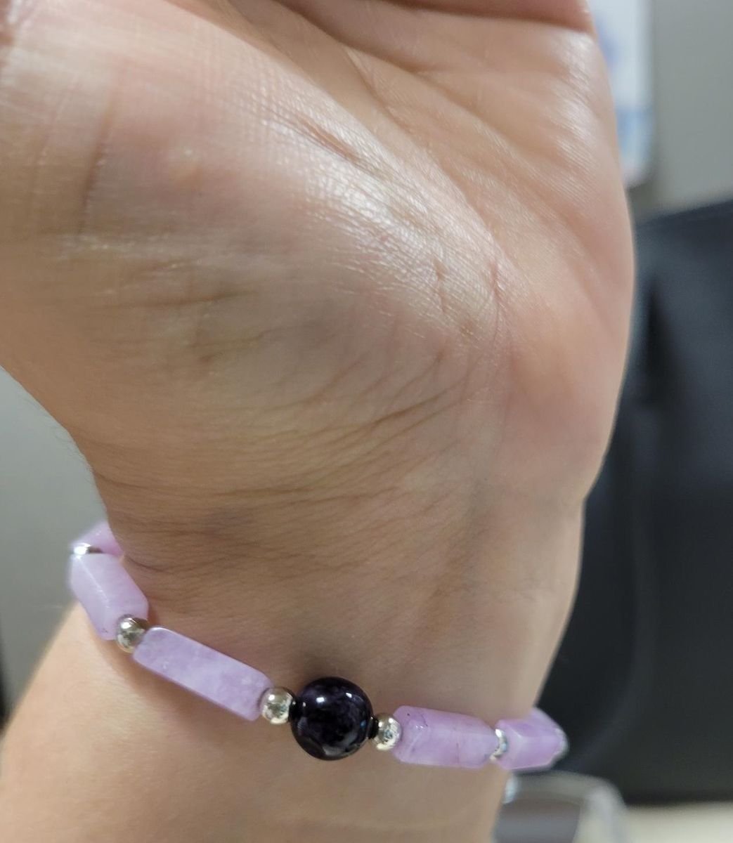 Natural Amethyst Body-purify Slimming Bracelet Stone Energy Bracelets For Women Weight Loss Bracelet Fatigue Relief Healing Yoga