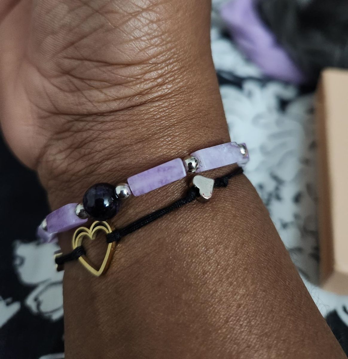 Natural Amethyst Body-purify Slimming Bracelet Stone Energy Bracelets For Women Weight Loss Bracelet Fatigue Relief Healing Yoga