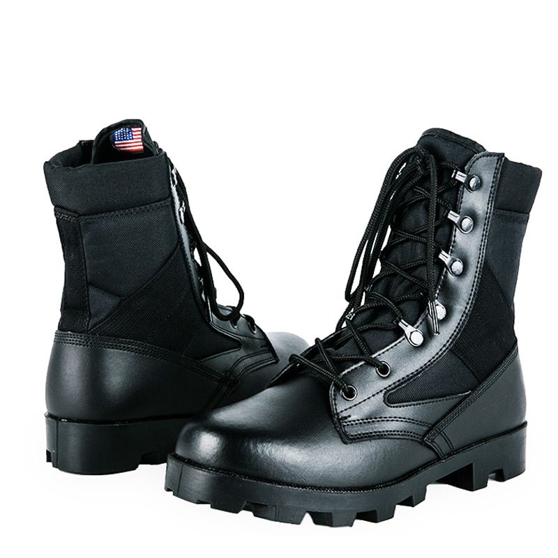 Winter Tactical Boots Men Breathable Uflage  Desert Safety Shoes Ary Combat Boots-Yellow