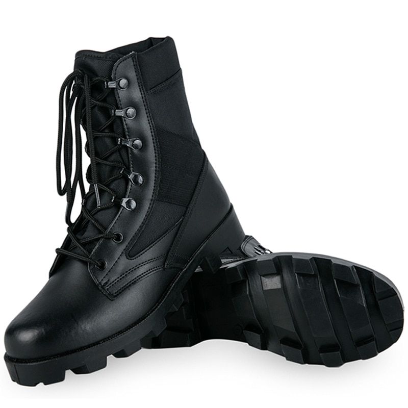 Winter Tactical Boots Men Breathable Uflage  Desert Safety Shoes Ary Combat Boots-Yellow