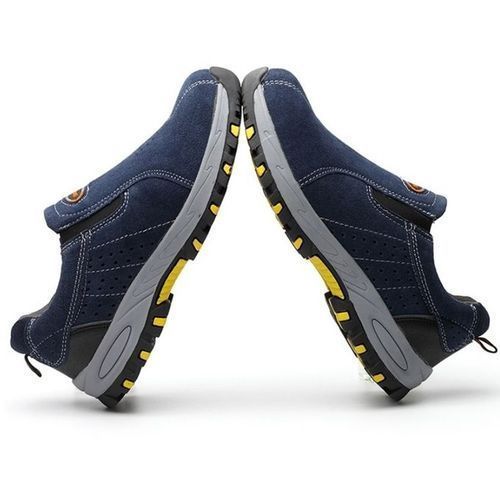 Work Safety Steel Toe Slip-on Breathable Puncture-proof Shoe