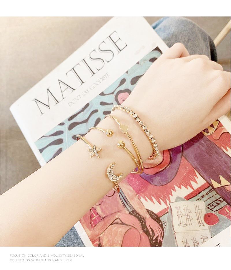 Bracelet Star Love Moon Bracelet Four Piece Set
