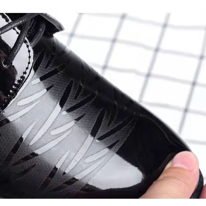 Business Dress Shoes For Young Men England Black Round Head Leisure Shoes
