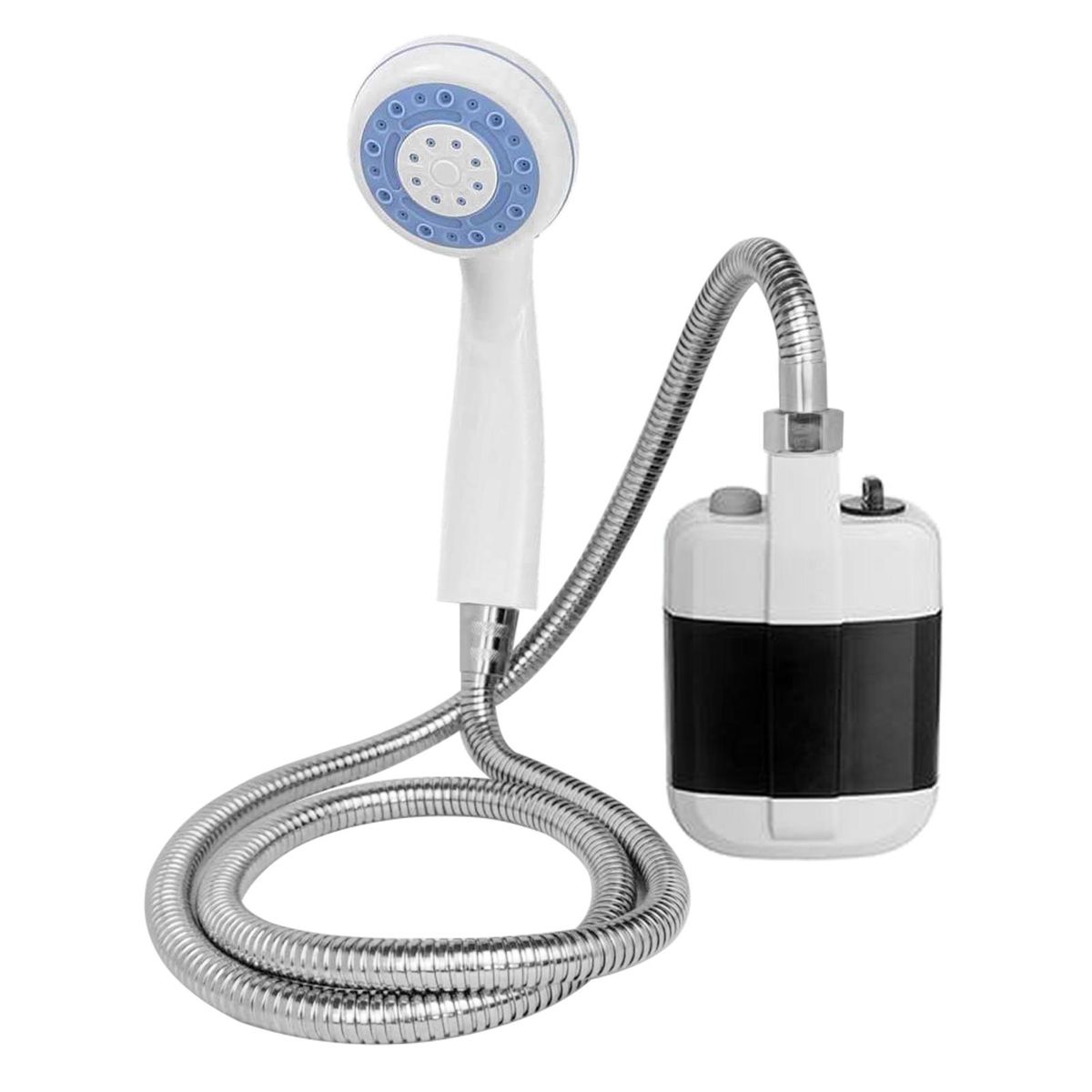Portable Camping Shower Outdoor Rechargeable Shower Head Bathing 3.7V Pump 4.9ft for Camping Beach Swimming Outdoor Traveling Hiking Car & Pet Cleaning