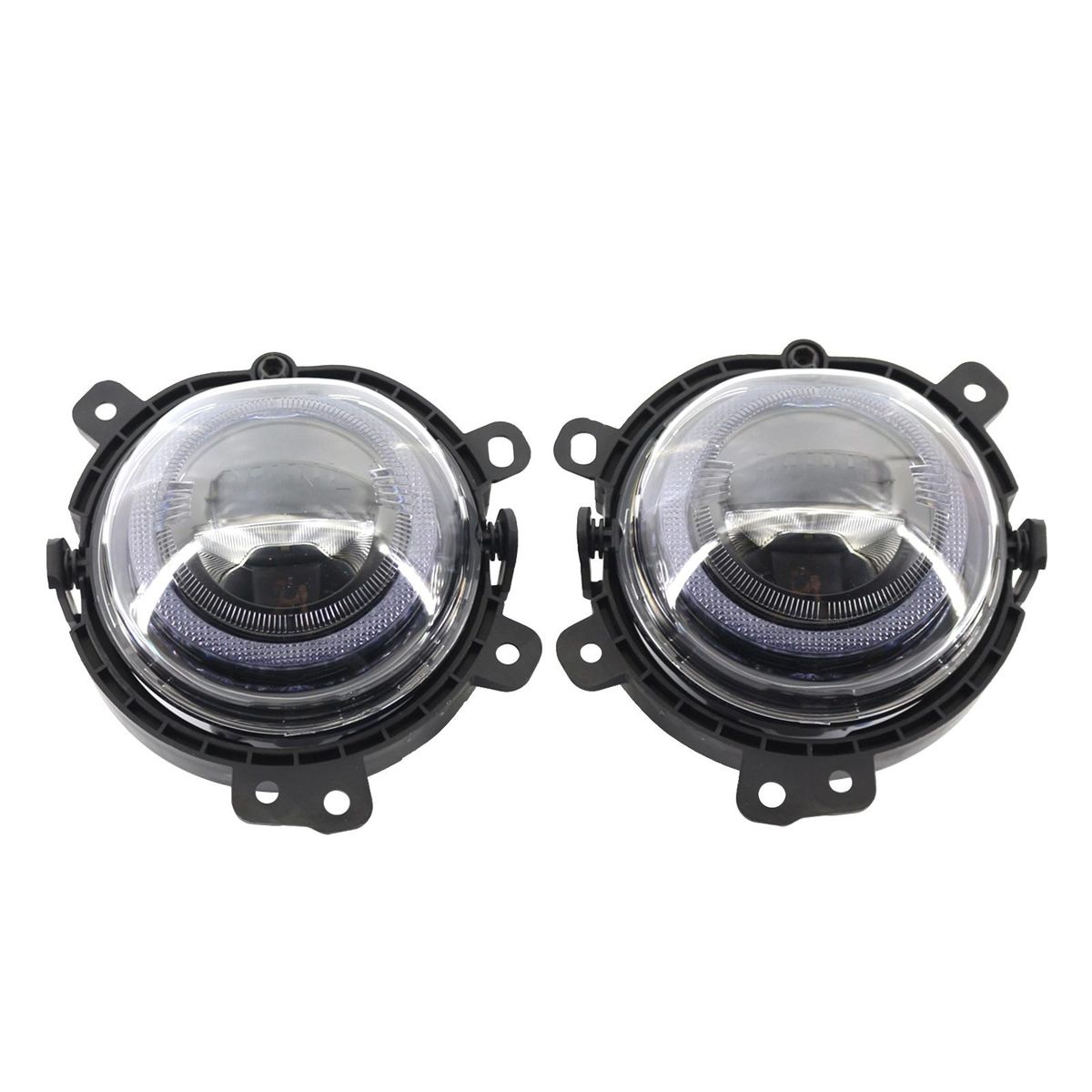 LED DRL Daytime Running Light Halo Fog Lamp Front Bumper LED Fog Light Head Lamp 2 pcs Replacement for Mini F56 & F56 BEV   (One, Cooper, S) - 07/2019 Onwards