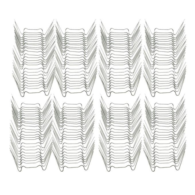 200pc W Shape Glazing Clips Stainless Steel For Greenhouse 12mm Thick
