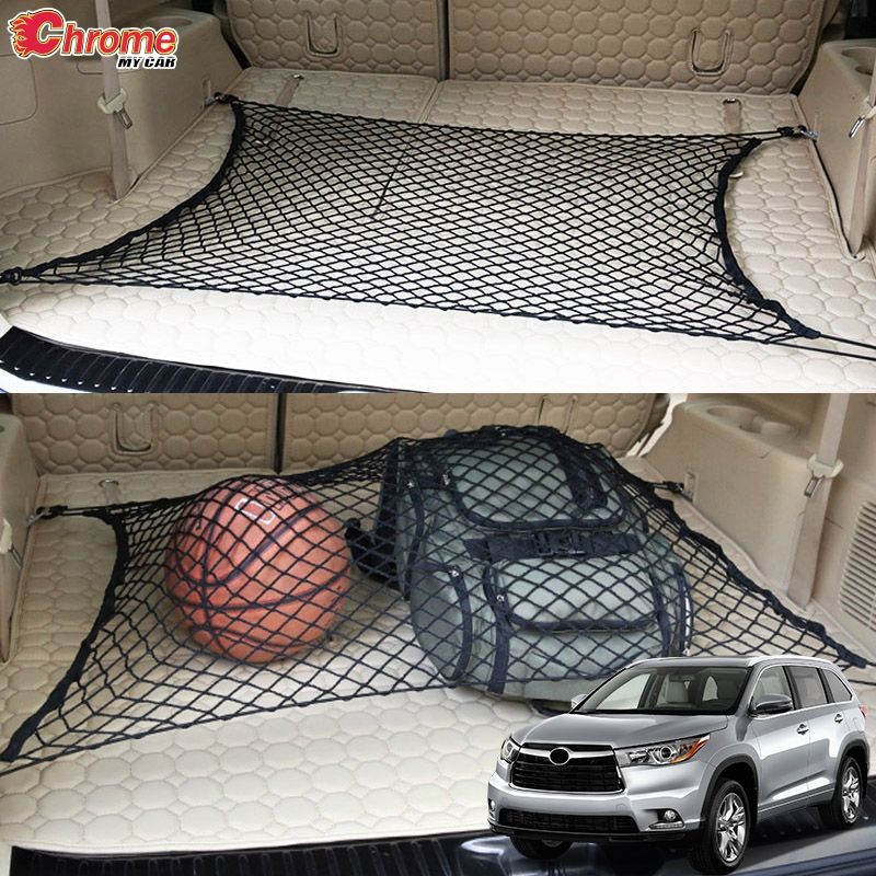 2014 Flat 2017 Mesh Cargo 2016 Net Trunk 2015 For Floor Kluger Elastic Highlander Accessories Boot Luggage 2018 Toyota Rear Car