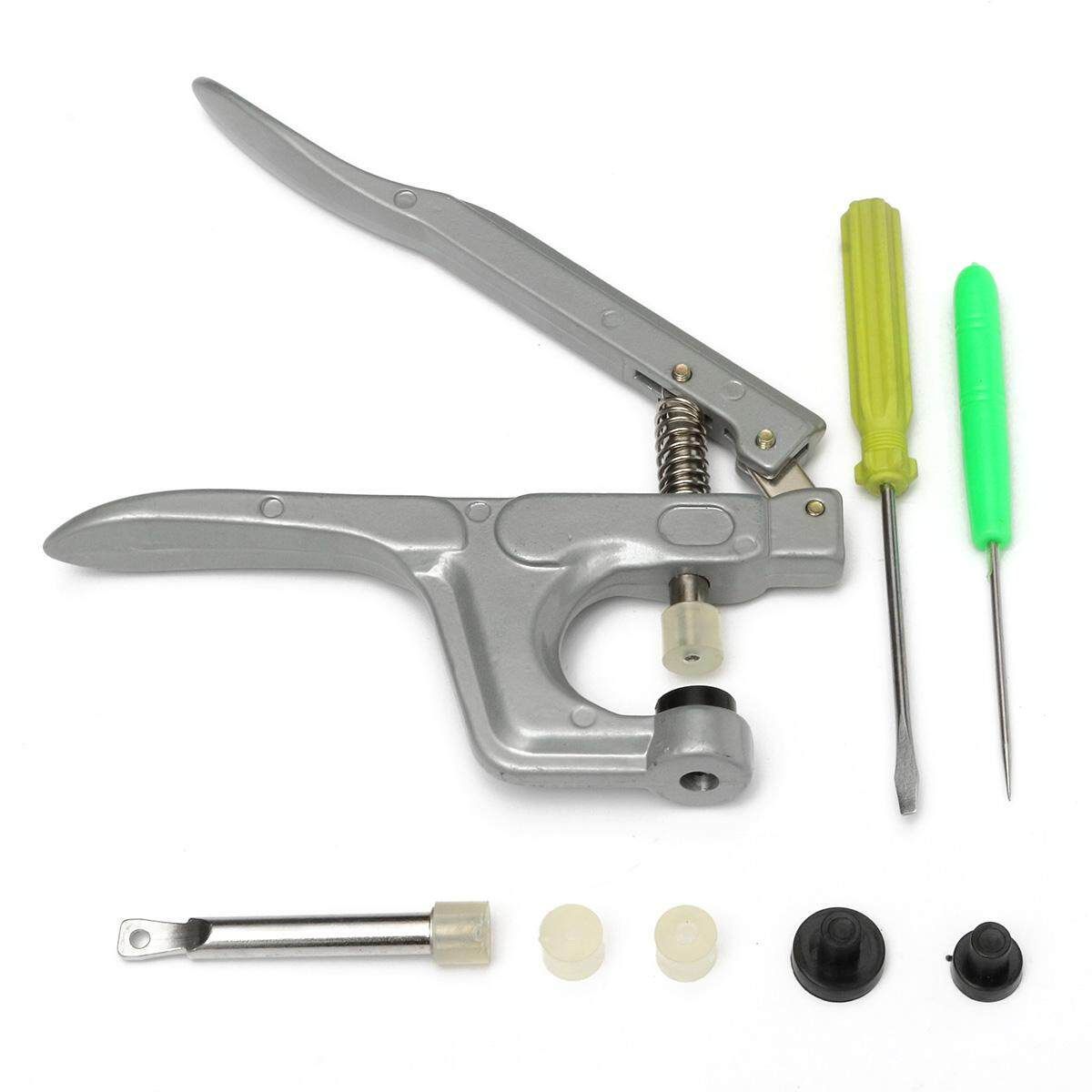 150 Sets T5 Snap Poppers Plastic 15 Colors Buttons Fastener Pliers Punching Tool Clamp