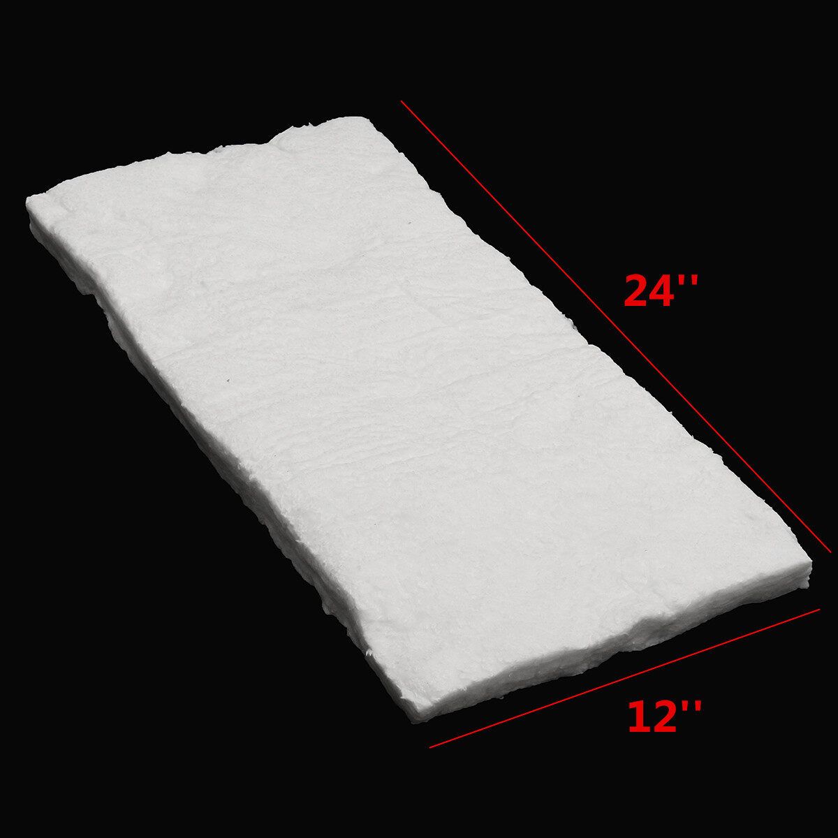 24 "x12" X1 " Aluminum Silicate High Temperature Insulation Ceramic Fiber Blanket