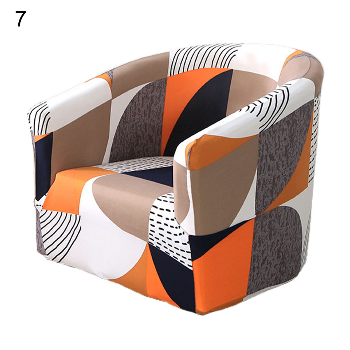 Chair Slipcovers Elastic Soft Polyester Washable Anti-Dust-