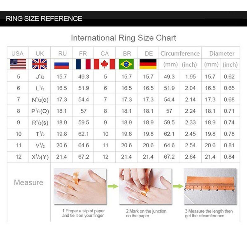 Handmade High-grade Zircon Engagement Ring + Ring Box