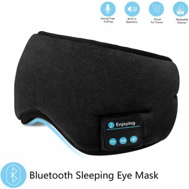 2021 Soft Wireless 5.0 Stereo Bluetooth Earphone Sleep Mask