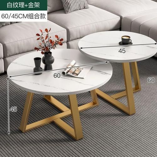 High Quality Nordic Style MDF Faux Marble Center Table