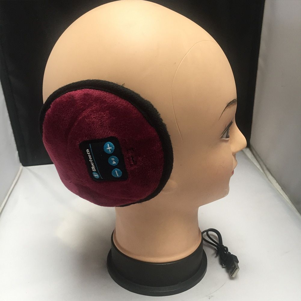 Ear Warmer Winter Music Headset Running Rechargeable Built-