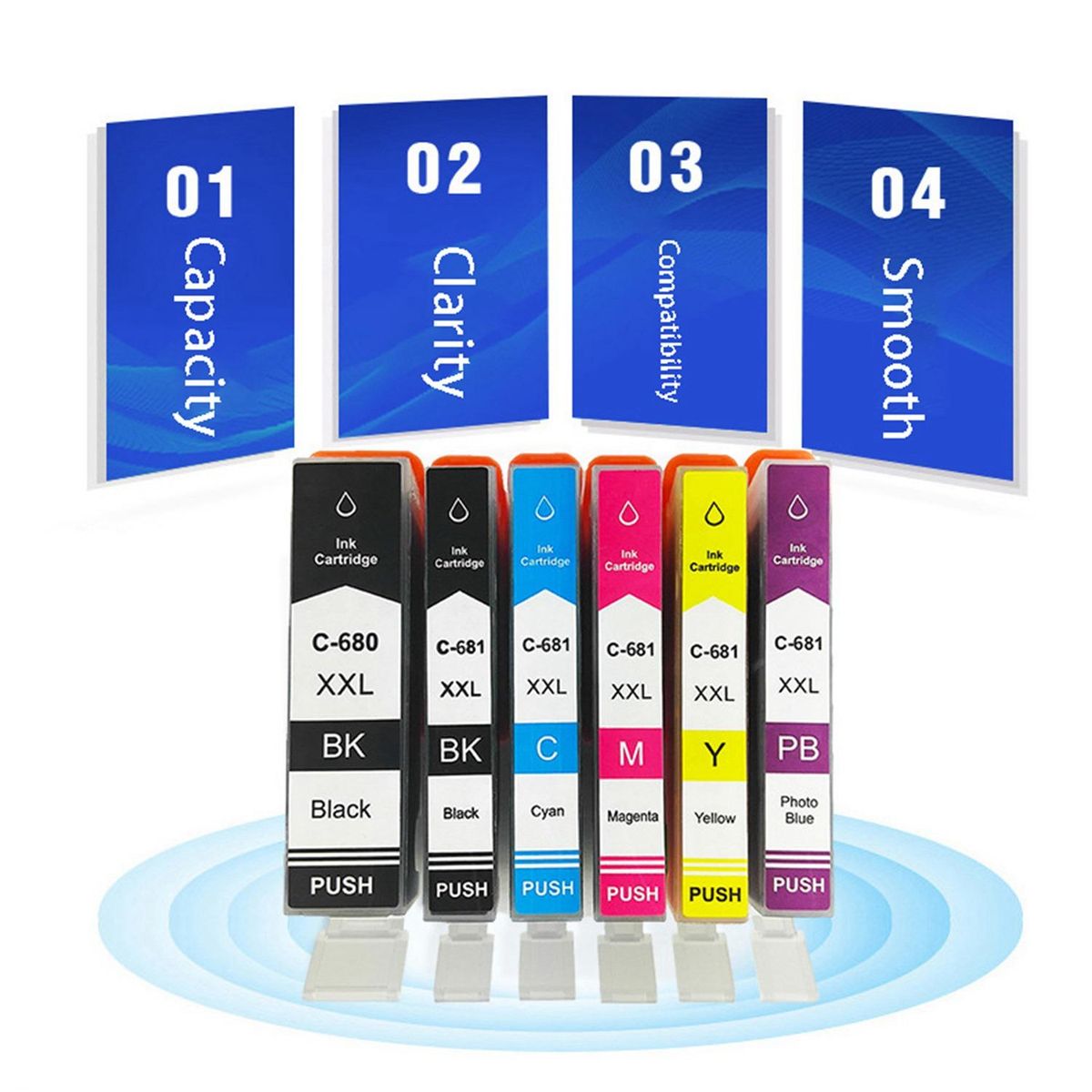 Printer Cartridge Chip Cartridge Ink Cartridge Suitable for