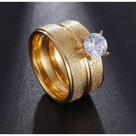 Wedding Ring - Set Of 2 - Gold