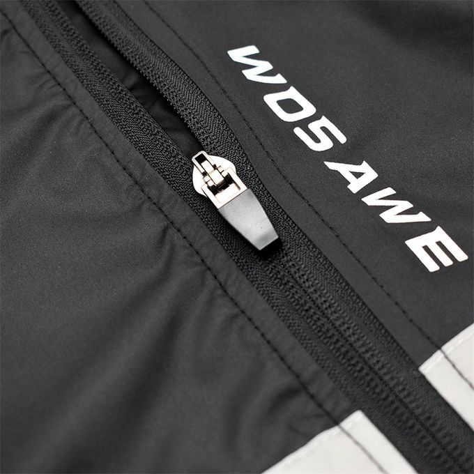 Cycling Skin Jersey Bicycle Windproof Jacket Light Rain Coat Black M