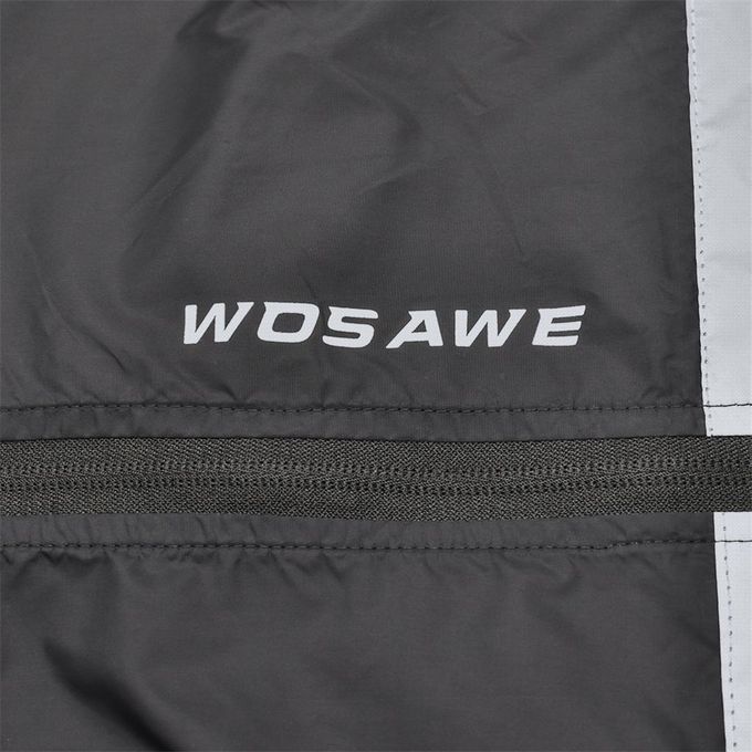 Cycling Skin Jersey Bicycle Windproof Jacket Light Rain Coat Black M