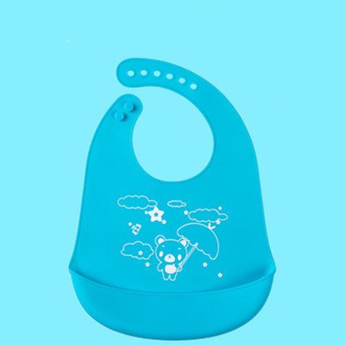 1pcs BalleenShiny Baby Waterproof Soft Silicone Bibs