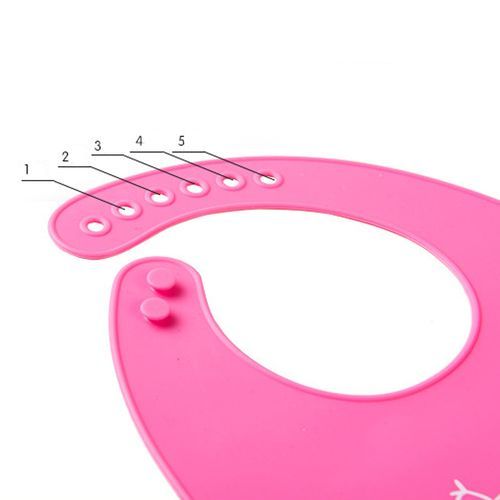 1pcs BalleenShiny Baby Waterproof Soft Silicone Bibs
