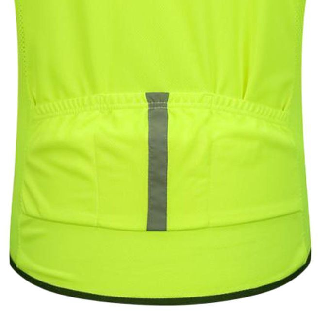 Men's Women's Cycling Jerseys Top Long Sleeve Bicycle Fluo Green XL