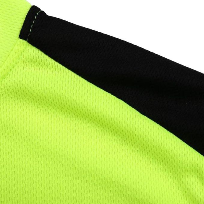 Men's Women's Cycling Jerseys Top Long Sleeve Bicycle Fluo Green XL