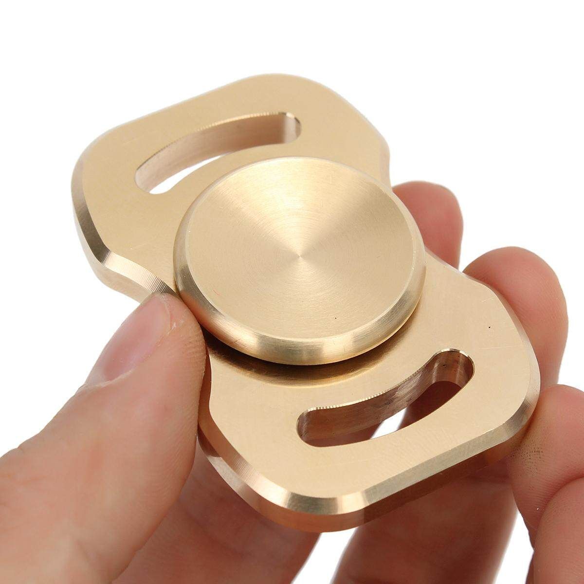 DIY Fidget Spinner Toy Metal Brass EDC Hand Spinner Puzzels For ADHD Autism