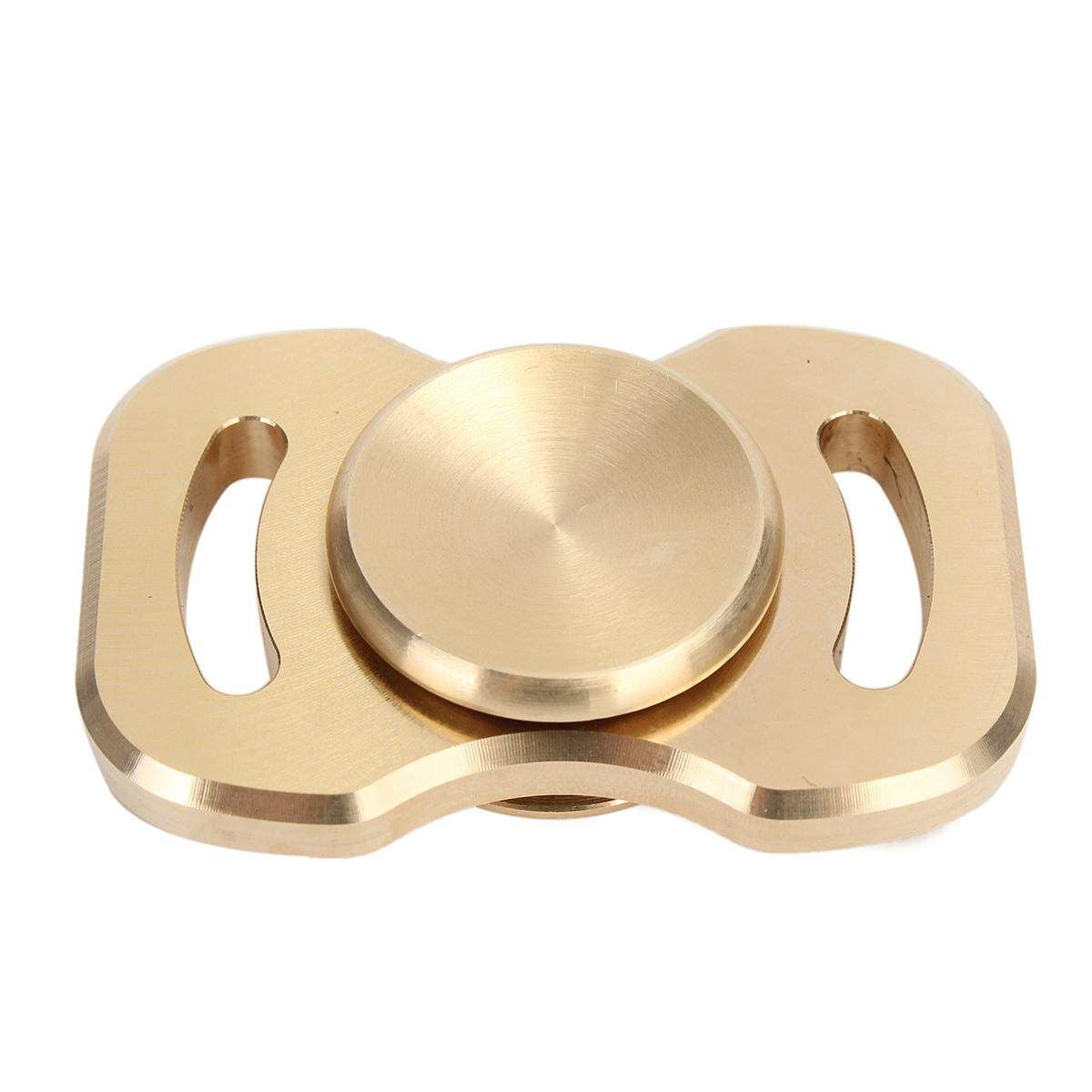 DIY Fidget Spinner Toy Metal Brass EDC Hand Spinner Puzzels For ADHD Autism