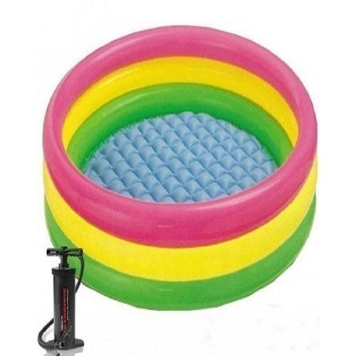 Kids Play Activities Relaxing Learning To Swim Swimming Pool For (Indoor/ Outdoor) + Inflator Pump