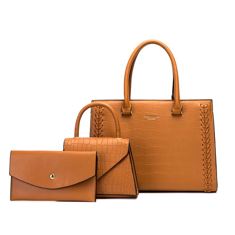 3 In 1 Quality Trendy PU Leather Female Handbag/Handbag