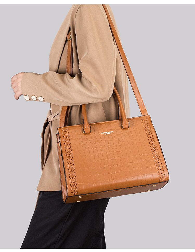 3 In 1 Quality Trendy PU Leather Female Handbag/Handbag